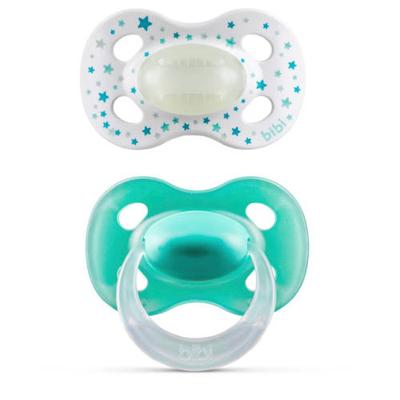 Bibi fopspeen Happiness Day & Night Boy 16+ mnd (2 stuks) Bibi fopspeen Happiness Day & Night Boy 16+ mnd (2 stuks)