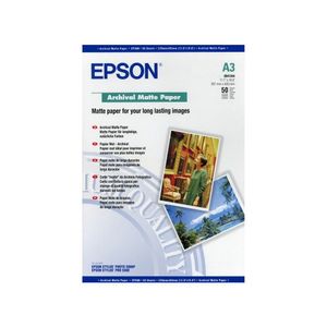 Epson Archival Matte Paper DIN A3 189g/m² - 50 Vel