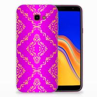 Siliconen Hoesje Samsung Galaxy J4 Plus (2018) Barok Roze