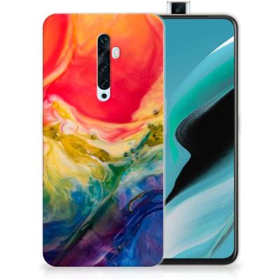 Hoesje maken OPPO Reno2 Z Watercolor Dark