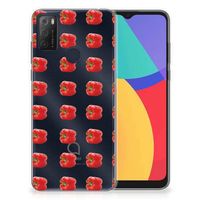 Alcatel 1S (2021) Siliconen Case Paprika Red - thumbnail