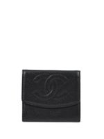 CHANEL Pre-Owned portefeuille à logo CC - Noir