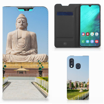 Samsung Galaxy A40 Book Cover Boeddha