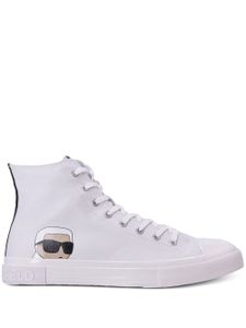 Karl Lagerfeld baskets montantes Kampus Max - Blanc