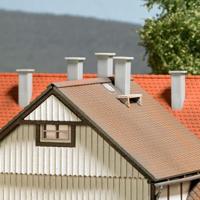Busch - 1/87 MINI SET: SCHORNSTEINE H0 (2/24) *