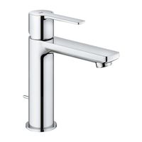 GROHE Lineare New waterbesparende wastafelkraan S-size met waste chroom 32114001 - thumbnail