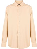 Zegna spread-collar silk shirt - Tons neutres