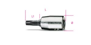 Beta Schroevendraaierdoppen voor Torx® schroeven 900TX 27 - 009000725