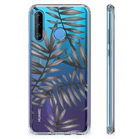 Huawei P30 Lite Case Leaves Grey - thumbnail