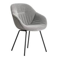 HAY AAC 127 Soft Stoel - Zwart Onderstel - Duo: Dot 1682 02 / Remix 152