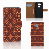 Huawei Nova Plus Telefoon Hoesje Batik Brown