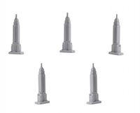 Safari Empire State speelset 2,5 cm grijs 192-delig