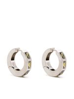 Tom Wood boucles d'oreilles serties de pierres - Argent