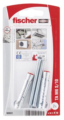 Fischer 90922 schroefanker & muurplug 2 stuk(s) Wiganker 49 mm