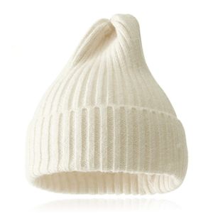 Grof gebreide Beanie Muts Creme - Ruim model