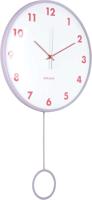 Wandklok Cheeky Dome Pendulum Zacht Paars