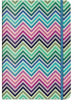 Cedon notitieboekje A5 zigzag karton/papier roze/blauw Cedon notitieboekje A5 zigzag karton/papier roze/blauw