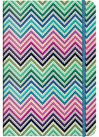 Cedon notitieboekje A5 zigzag karton/papier roze/blauw
