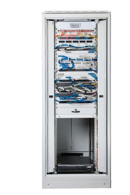 Digitus DN-19 42u-8/8-1 19inch-patchkast (b x h x d) 800 x 2053 x 800 mm 42 HE Grijs-wit (RAL 7035)