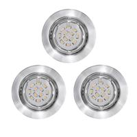 Eglo Ledspot Peneto (3) 3x5w - 3000K - 8,7cm nikkel mat 94407 - thumbnail