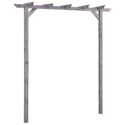 vidaXL Pergola 200x40x205 cm geïmpregneerd grenenhout grijs