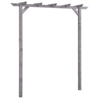 vidaXL Pergola 200x40x205 cm geïmpregneerd grenenhout grijs