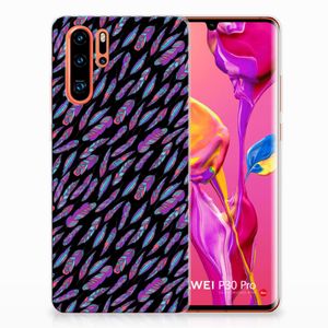 Huawei P30 Pro TPU bumper Feathers Color