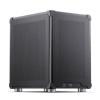 Jonsbo C6 Mesh PC-behuizing, USB-C-connectiviteit, afneembare panelen, staal, micro-ATX, zwart