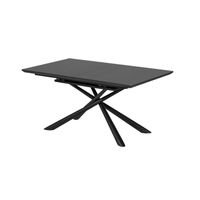 Kave Home Uitschuifbare Eettafel Theone 160-210 x 90cm - Zwart - thumbnail