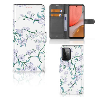 Samsung Galaxy A72 Uniek Hoesje Blossom White Samsung Galaxy A72 Uniek Hoesje Blossom White
