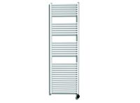 Sanicare elektrische design radiator 60x172cm wit met thermostaat rechts chroom