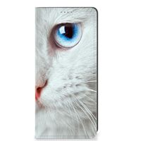 OPPO A78 | A58 5G Hoesje maken Witte Kat