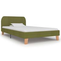 vidaXL Bedframe stof groen 90x200 cm