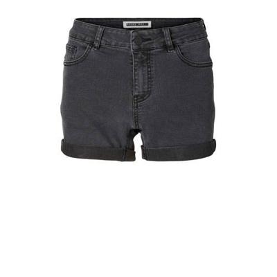 NOISY MAY slim fit short donkergrijs
