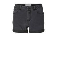 NOISY MAY slim fit short donkergrijs