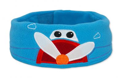 Snuggly Rascals hoofdtelefoon Over Ear vliegtuig fleece blauw