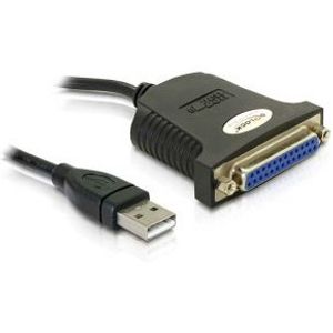 Delock 61330 Adapter USB 1.1 male > 1 x Parallelle DB25 female