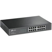 TP-LINK TL-SG1016D Unmanaged Gigabit Ethernet (10/100/1000) Zwart - thumbnail