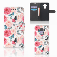 Huawei Mate 10 Pro Hoesje Butterfly Roses