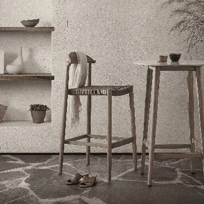 Kave Home Nina restaurant- & eetkamerstoel Harde stoel Harde rugleuning Kave Home Nina restaurant- & eetkamerstoel Harde stoel Harde rugleuning