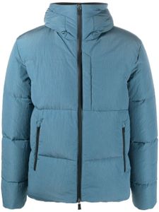 Herno padded zip-up hooded jacket - Bleu