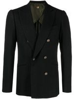 Maurizio Miri blazer Sam à boutonnière croisée - Noir