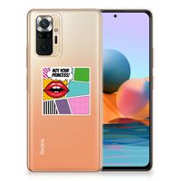 Xiaomi Redmi Note 10 Pro Silicone Back Cover Popart Princess