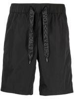 Ports V short de sport à logo imprimé - Noir