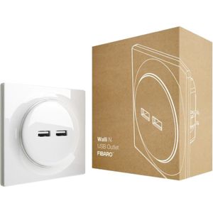 Fibaro Walli N USB outlet wandcontactdoos