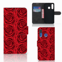 Huawei P30 Lite (2020) Hoesje Red Roses - thumbnail