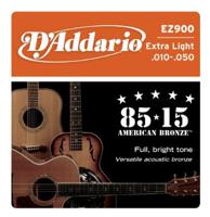 D'Addario EZ900 snaar voor muziekinstrumenten Akoestisch 6 stuk(s) Staal Gitaar