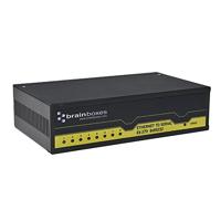 Brainboxes RS232 8 Port Ethernet naar seriële adapter
