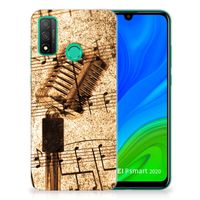 Huawei P Smart 2020 Siliconen Hoesje met foto Bladmuziek