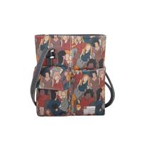 EEEZI Crossbody Schoudertas Print - Dark Grey